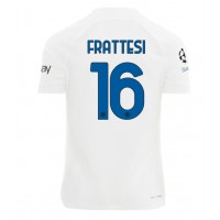 Pánský Fotbalový dres Inter Milan Davide Frattesi #16 2023-24 Venkovní Krátký Rukáv